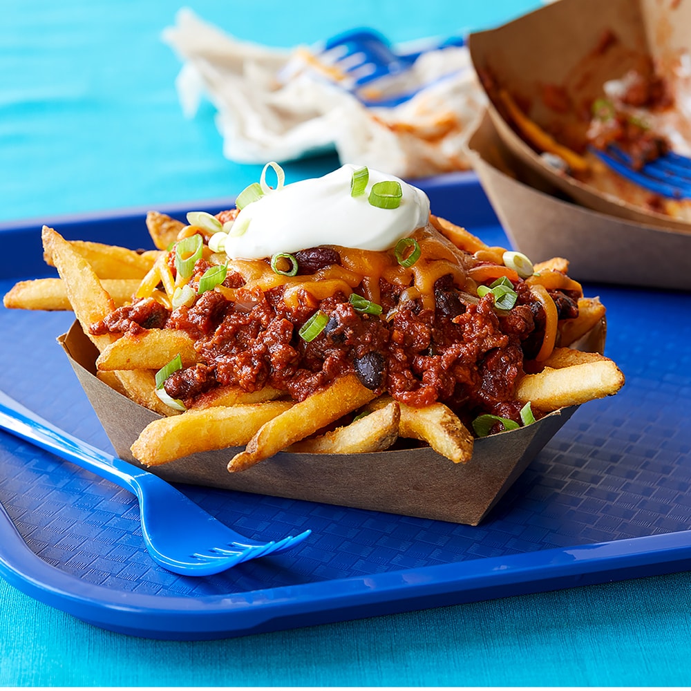 Try this Impossible™ Chili Cheese Fries | Impossible Foods
