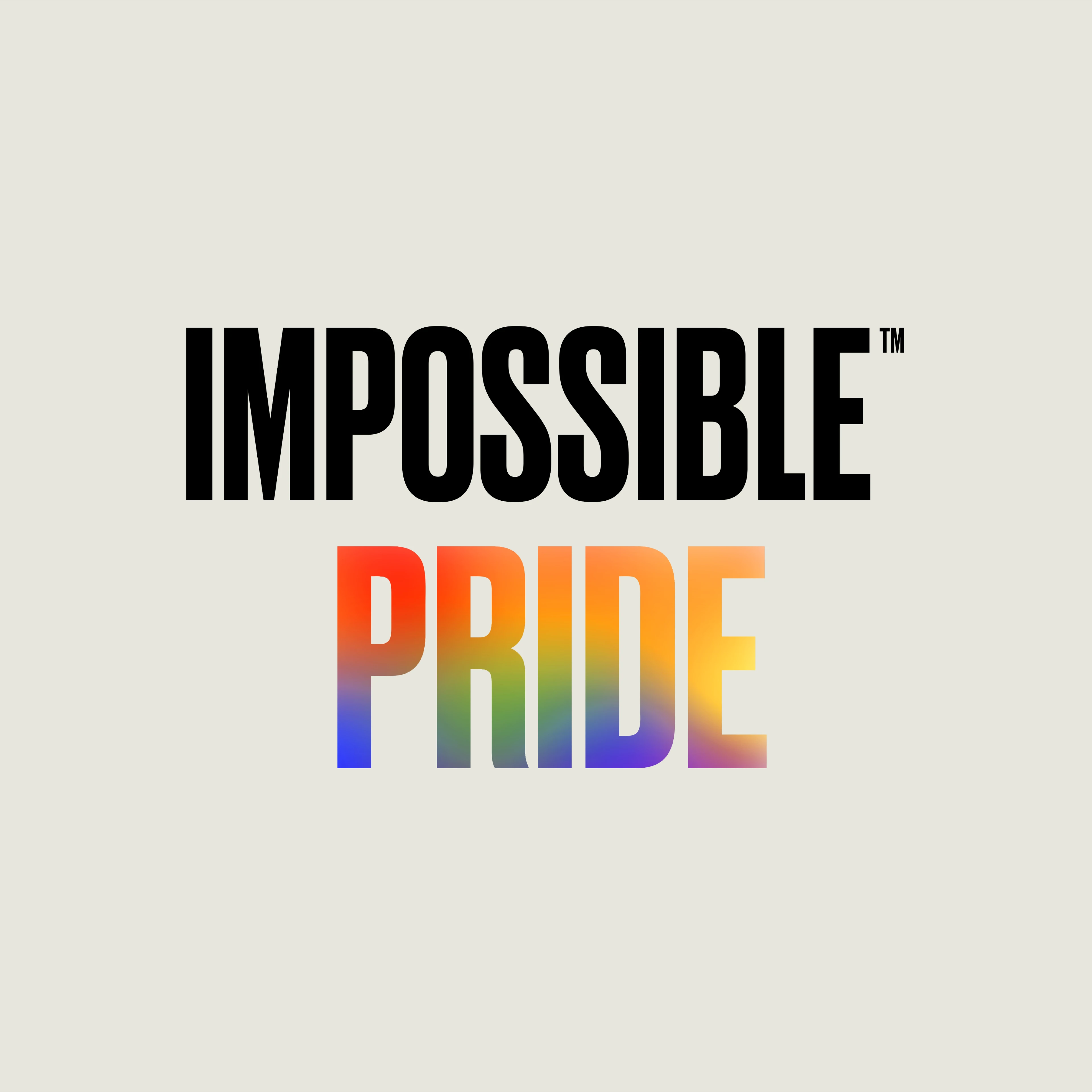 Impossible Foods ERG - Impossible Pride Logo