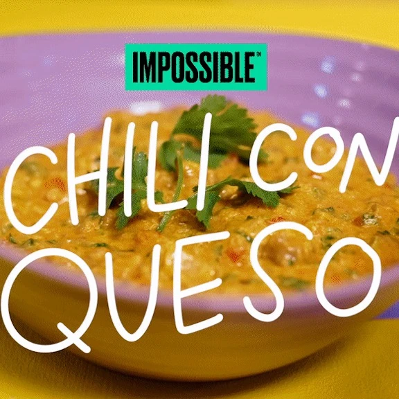 Cook up this creamy Impossible™ Chili Con Queso recipe made with Impossible™ Burger