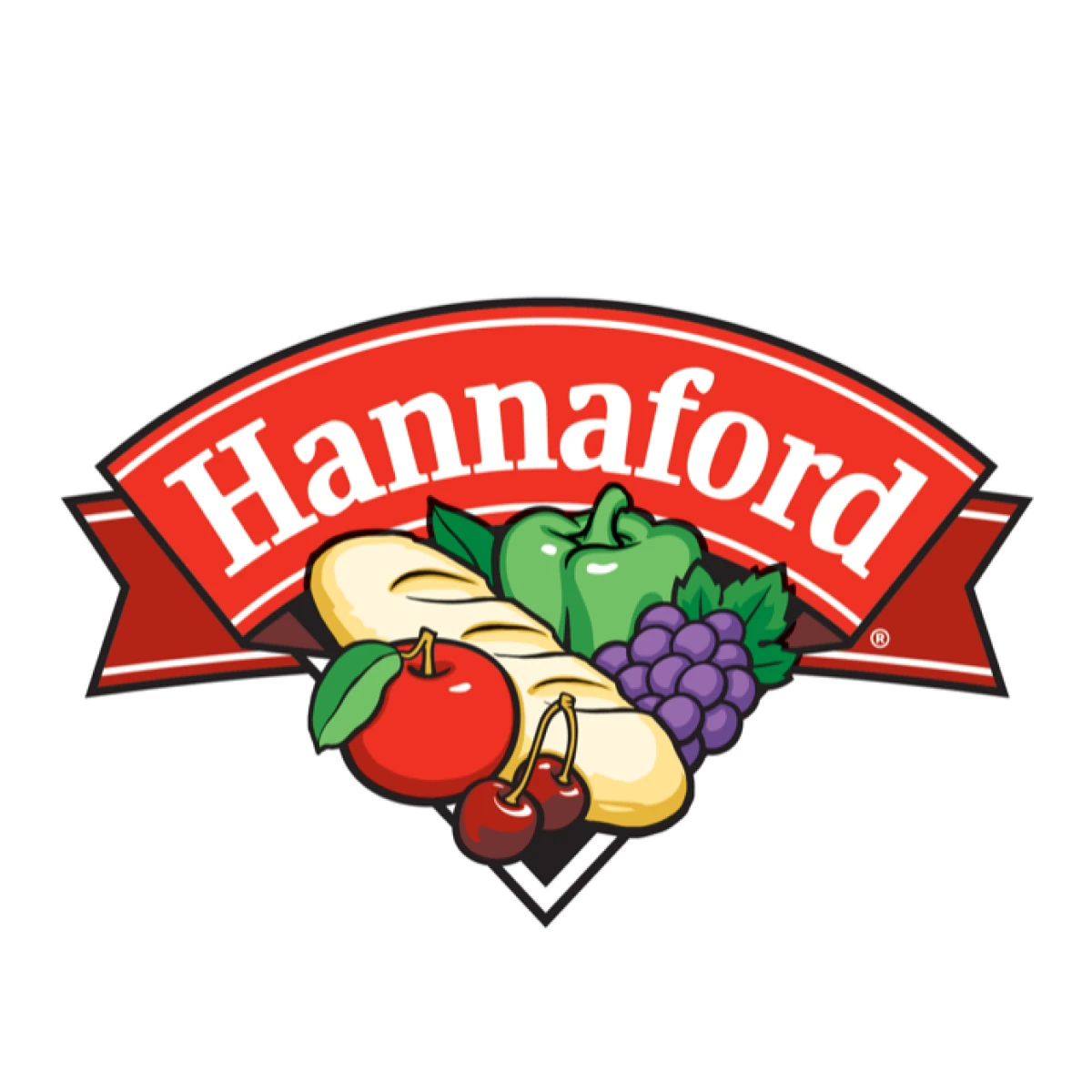 Hannaford grocery store horizontal logo