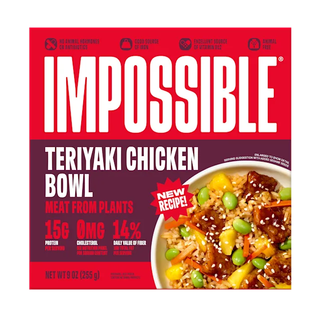 Teriyaki Chicken Bowl front panel