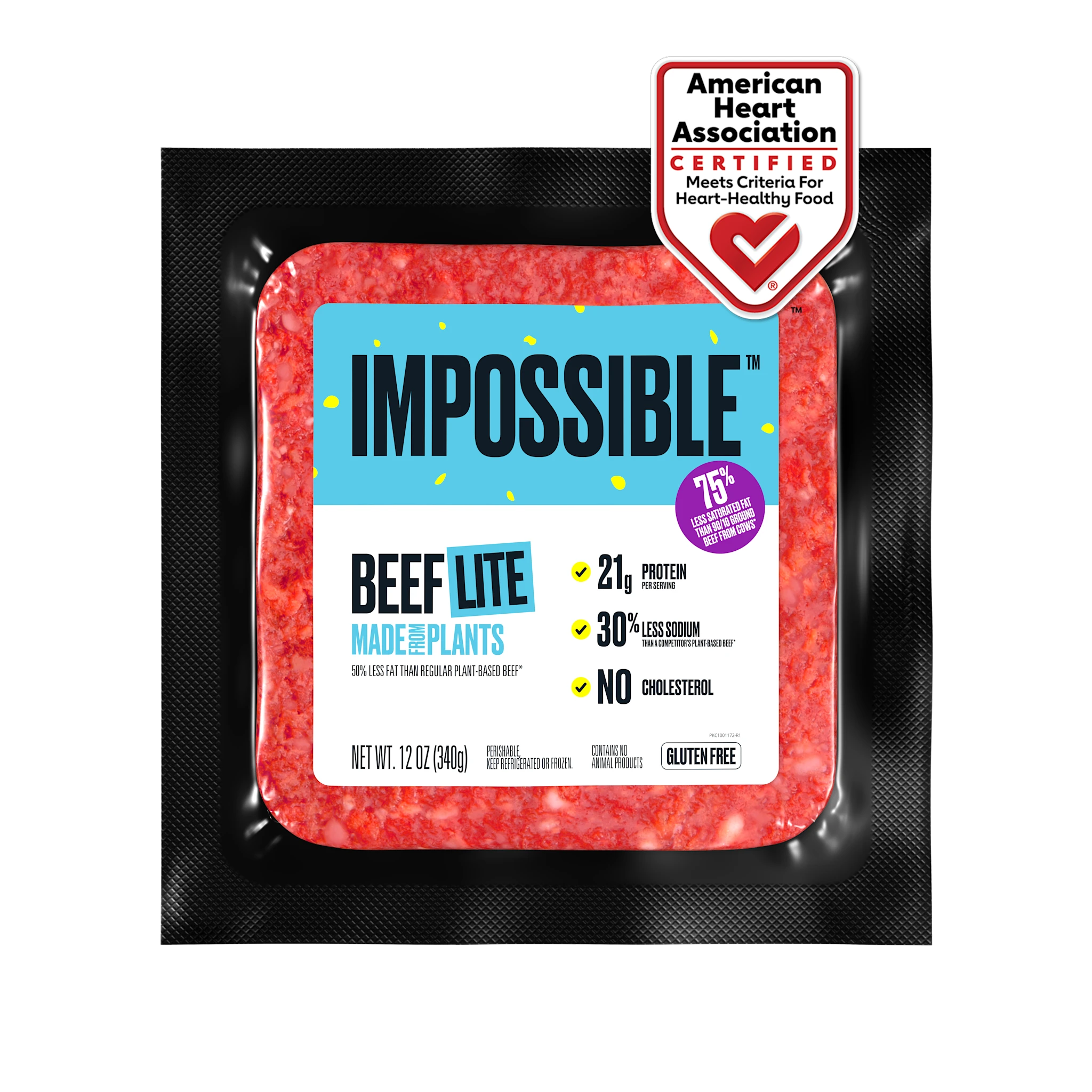 Impossible Foods #39 Beef Lite Certified by American Heart Association