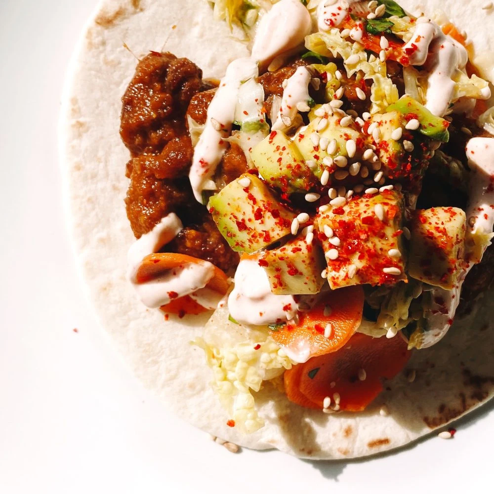 Try this Korean Impossible Tacos Recipe made with Impossible Burger