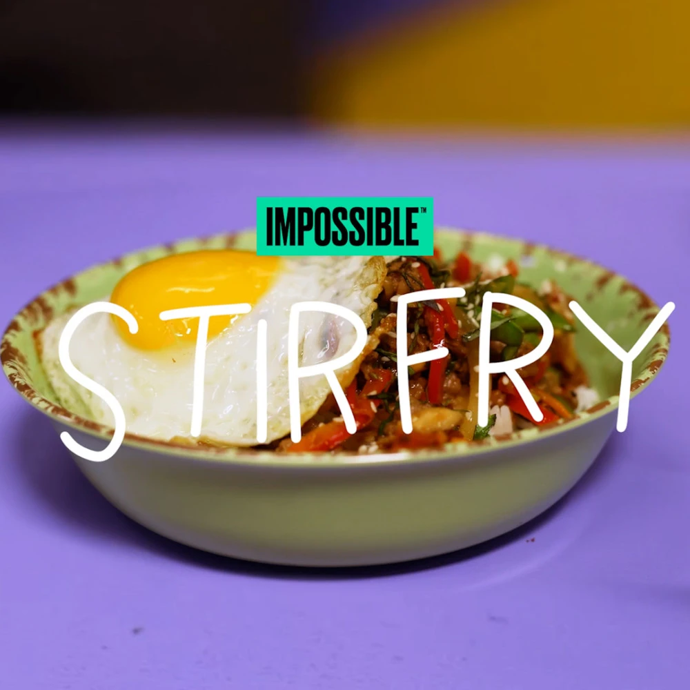 Cook up this easy Impossible Stir Fry made with Impossible Burger