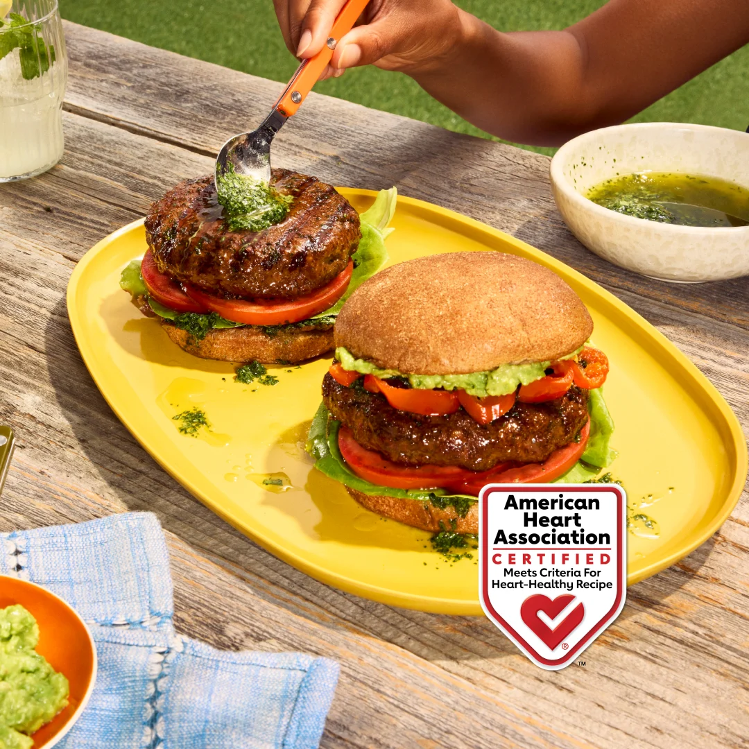 Impossible™ Chimichurri Avocado Burger Recipe | Impossible Foods