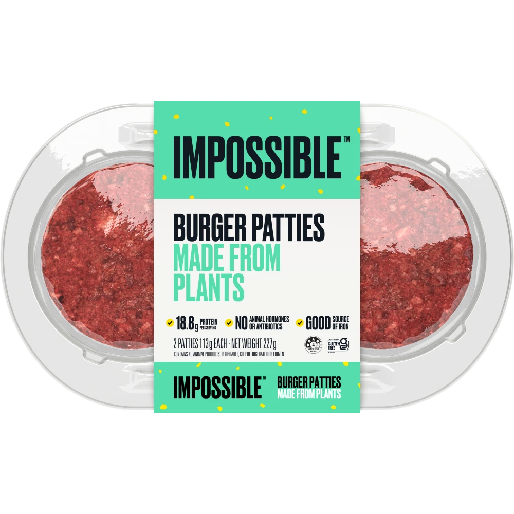 Image of Impossible Burger Patties packaging