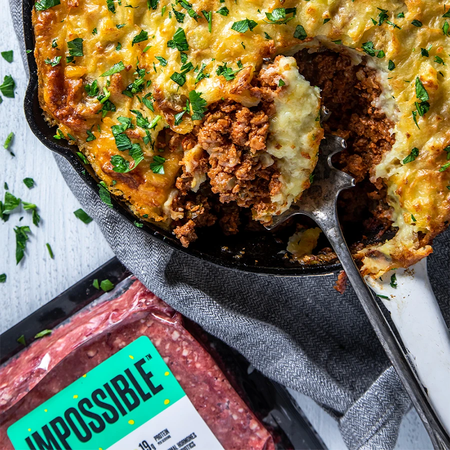 Impossible Foods Shepherd's Pie Recipe made with Impossible Burger Simple Ground Beef Recipes
