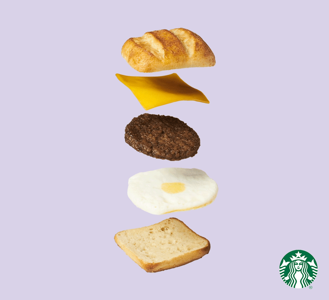 Impossible Breakfast Sandwich Animated Module Horizontal Starbucks 