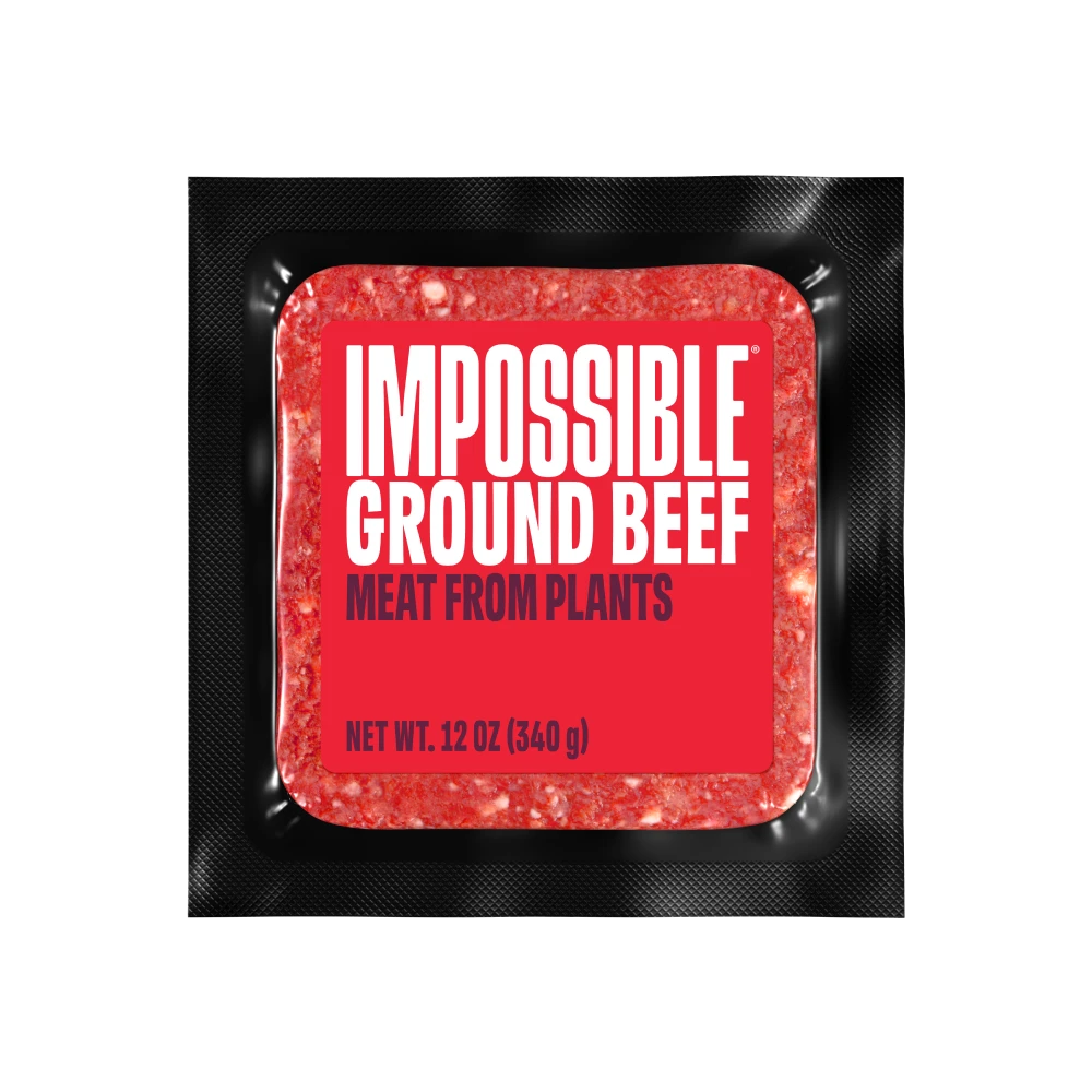 Impossible Ground Beef 12oz brick front of package