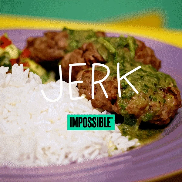 Cook up this tangy Impossible foods Jerk recipe made with Impossible Burger