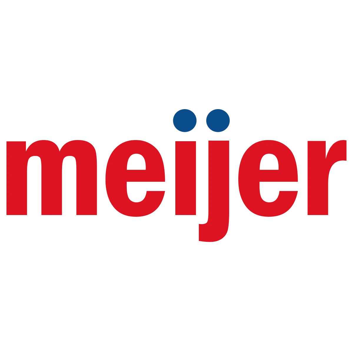 Meijer grocery store horizontal logo