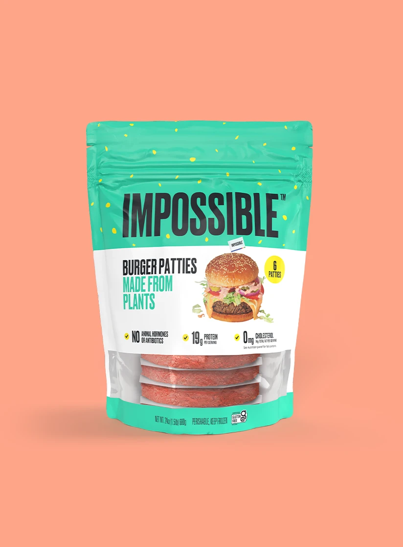 Impossible Burger frozen patties 6 ct 