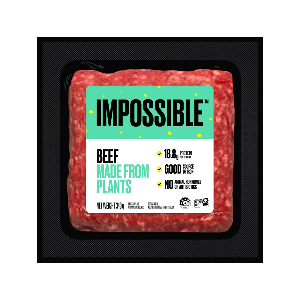 Image of Impossible Beef Brick 340 gram package