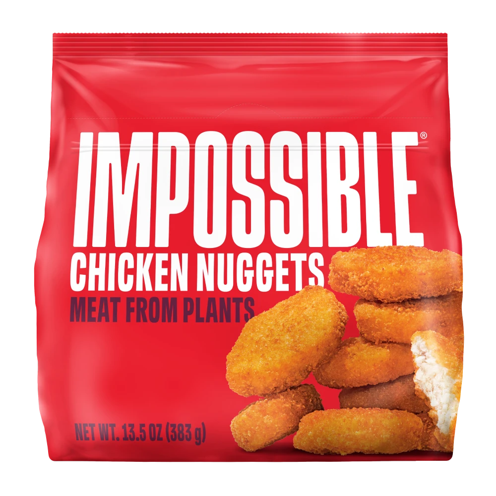 Impossible Chicken Nuggets front of package