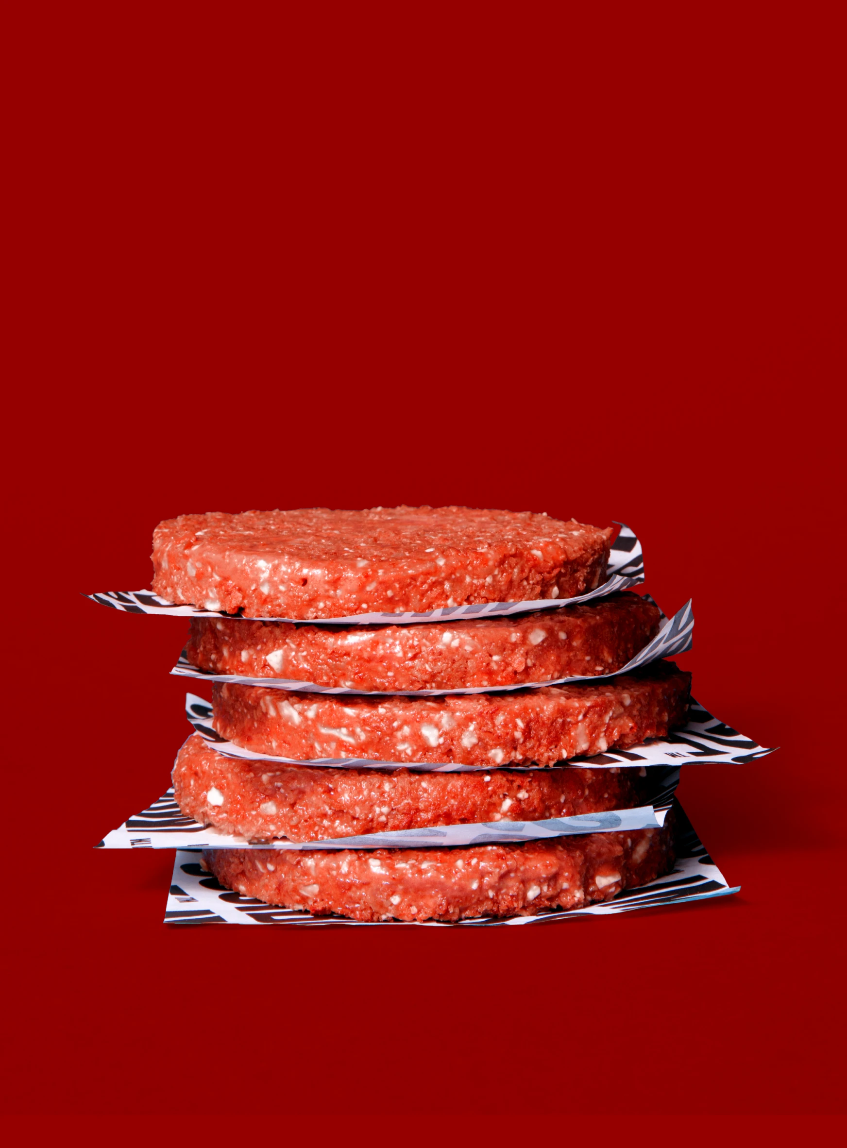 Image of Impossible Beef raw patties for schools d