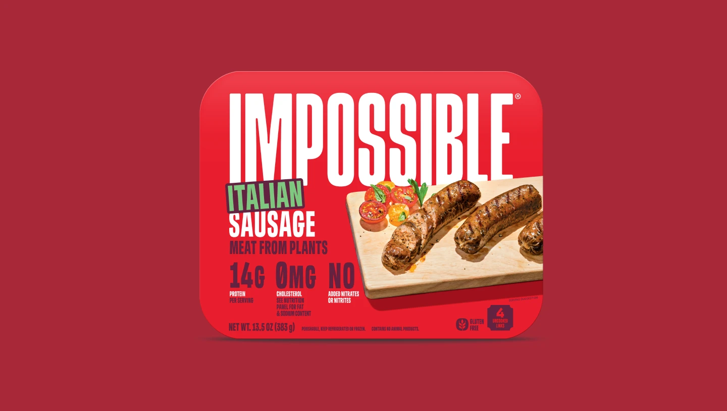 Front of pack image of italian sausage