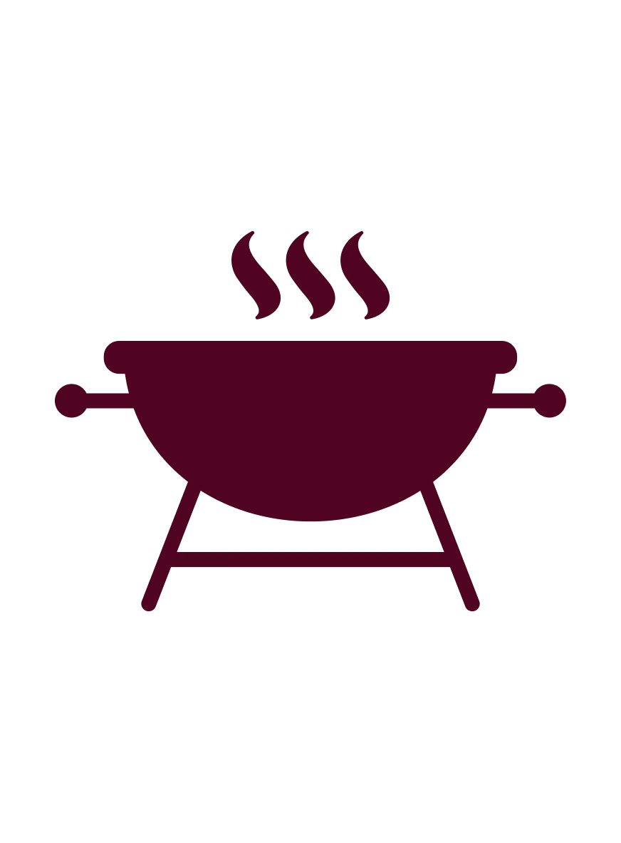 Grill cook method icon
