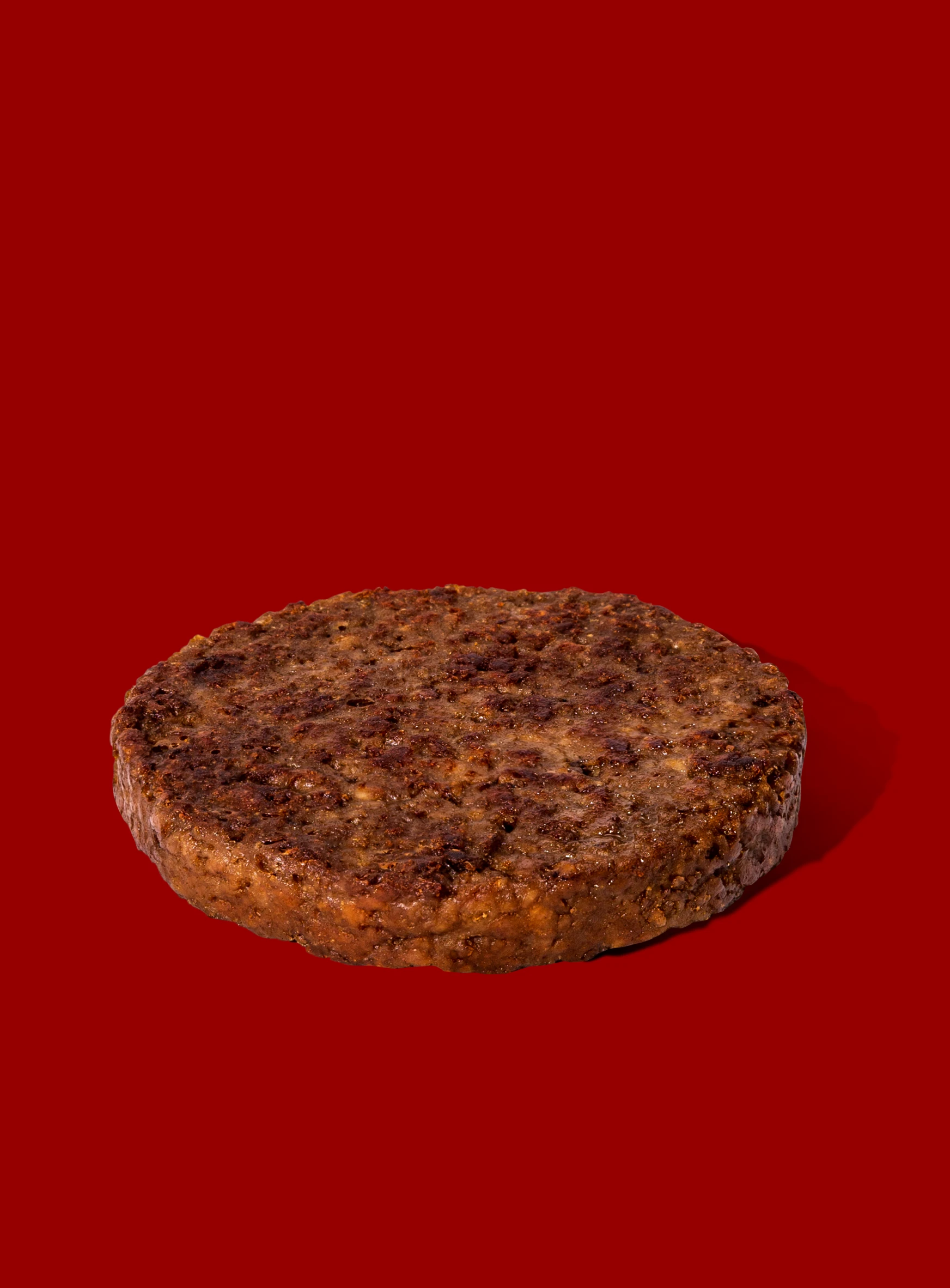 Image of fully cooked Impossible beef patties 