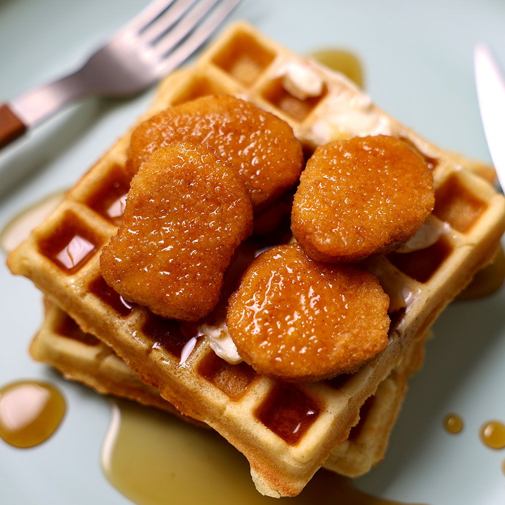 Impossible™ Chicken And Waffles Recipe | Impossible Foods