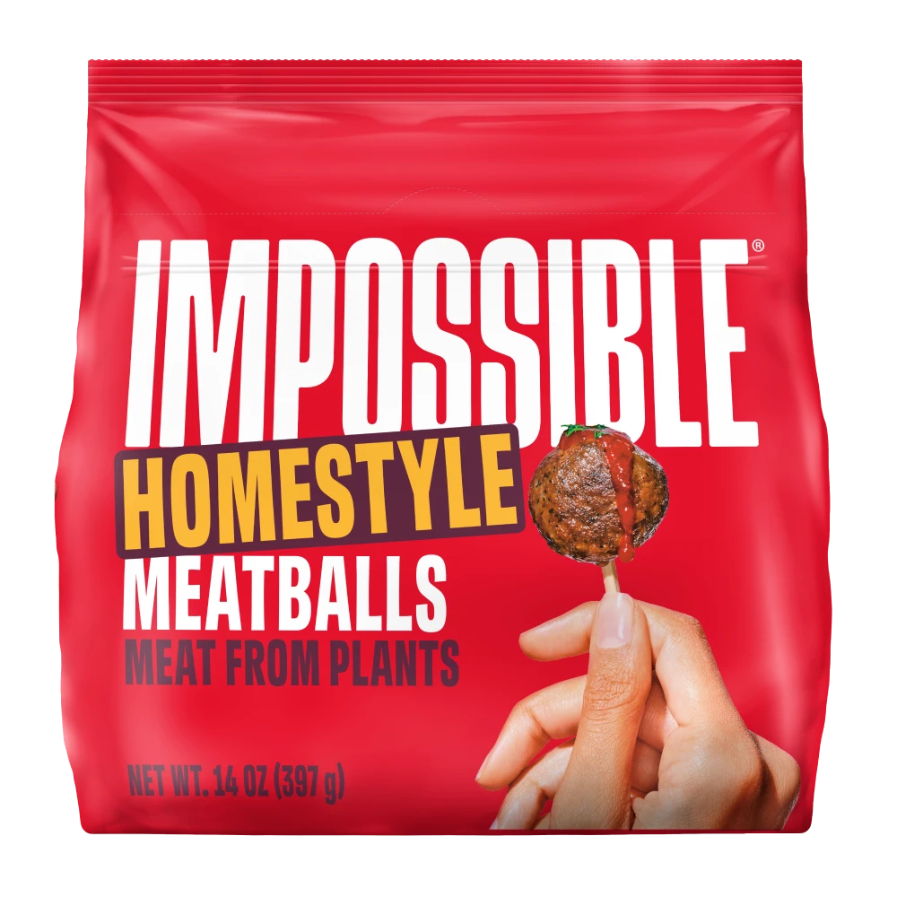 Impossible Homestyle Meatballs front of package