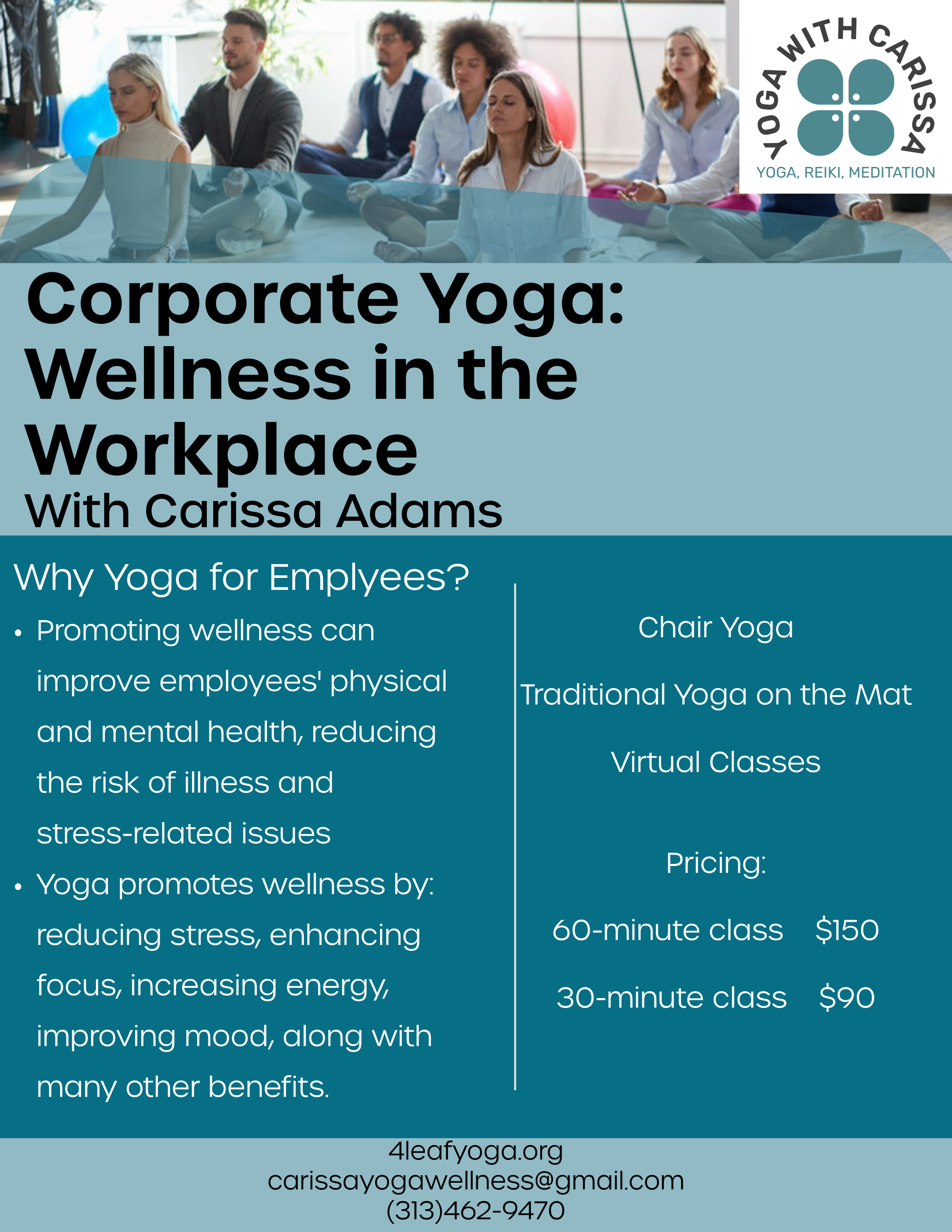 Cover Image for Corporate Yoga Events