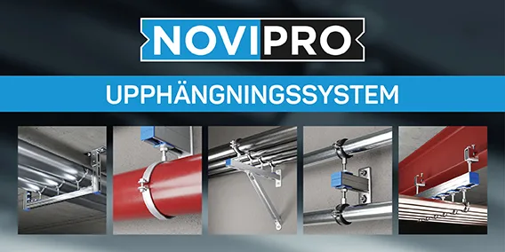 Novipro upphängningssystem – en mångsidig och flexibel lösning