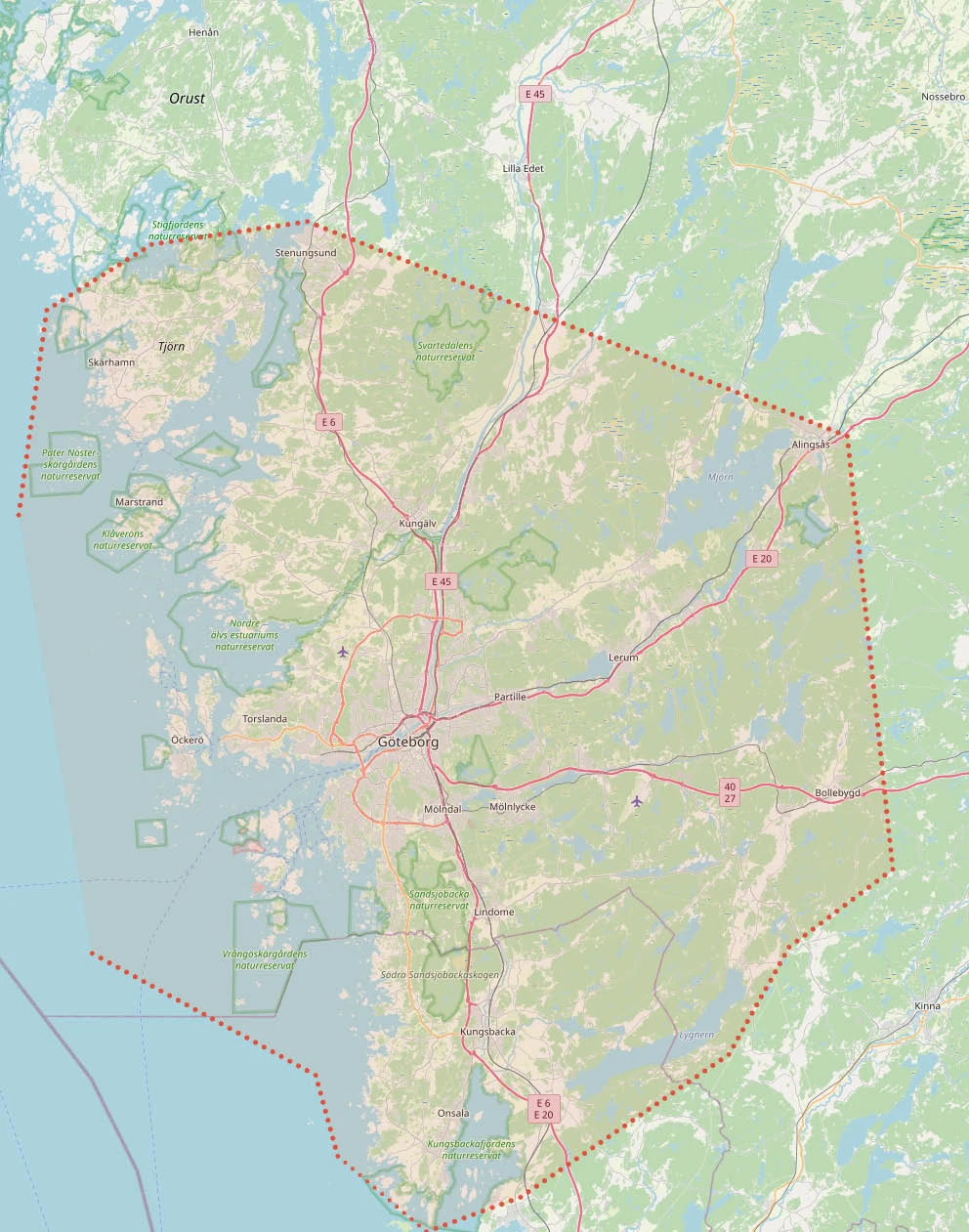 MKM-8095-karta bryttid Goteborg