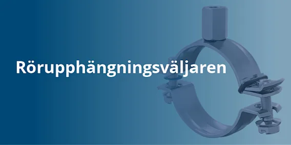 Rörupphängningsväljaren