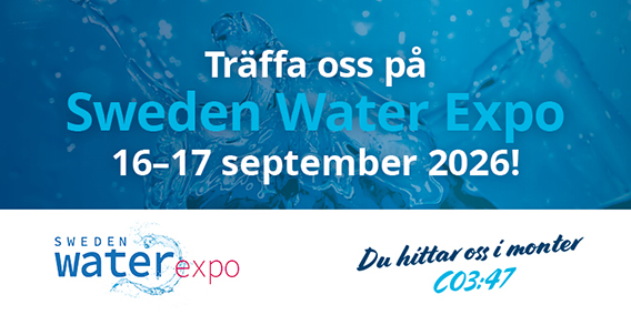 Träffa oss på Sweden Water Expo