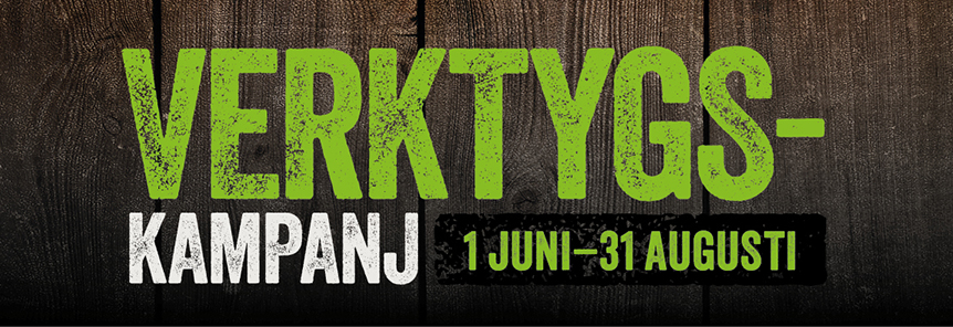 Verktygskampanj juni-aug
