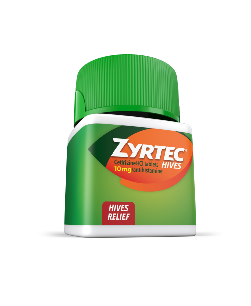 ZYRTEC® Hives bottle