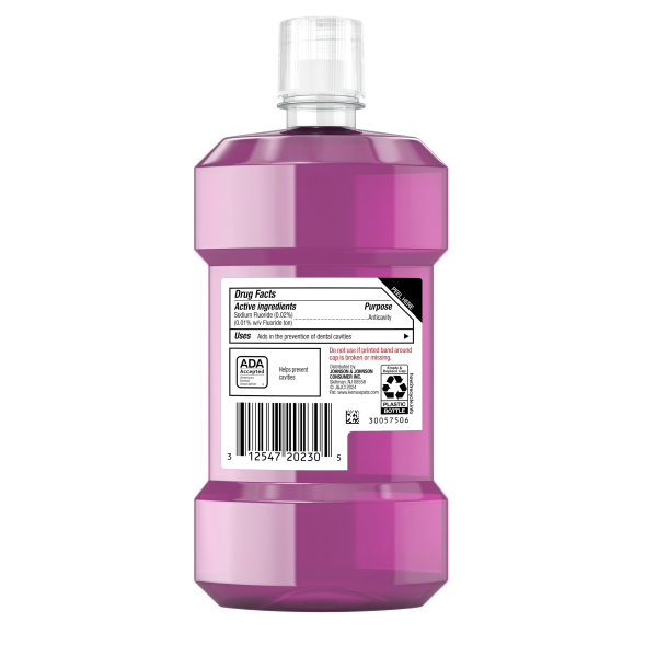 LISTERINE® TOTAL CARE Anticavity Fluoride Mouthwash FRESH MINT back