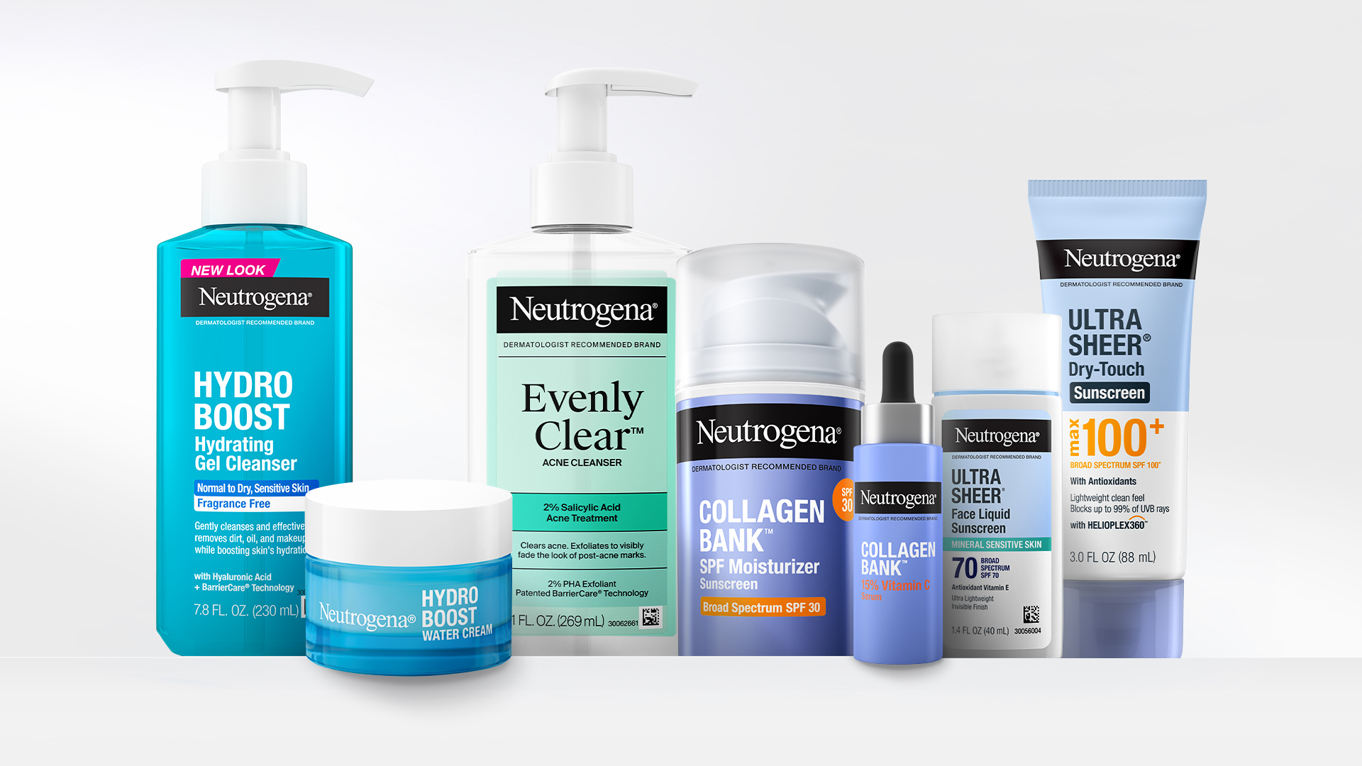 Neutrogena® Hydro Boost Fragrance Free Facial Care | NeutrogenaMD®