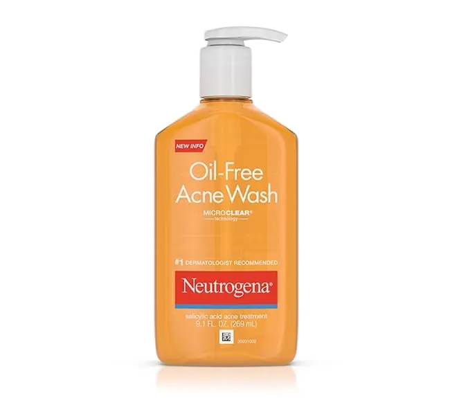 Oil-Free Acne Wash bottle