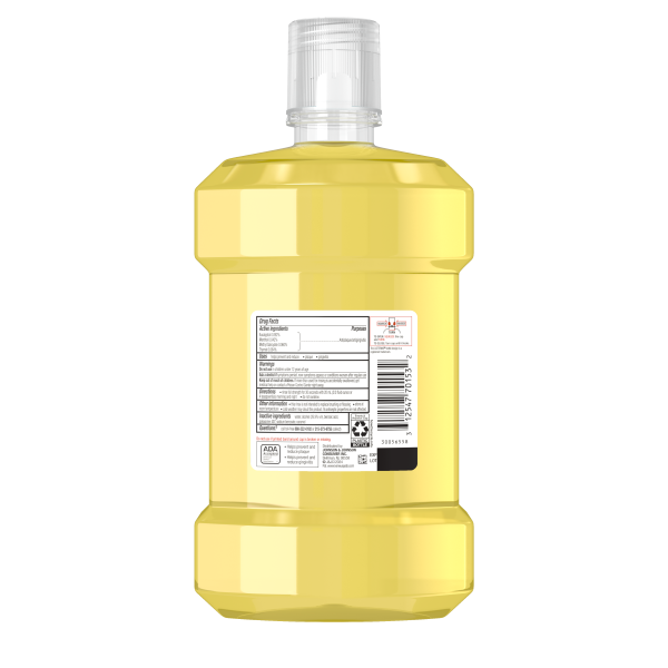 LISTERINE® Antiseptic Oral Care Mouthwash ORIGINAL back