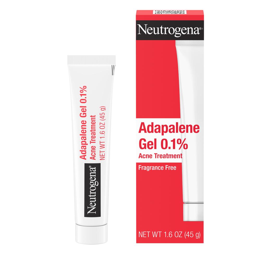 Neutrogena® 0.1% Adapalene Gel Acne Treatment, 1.6 oz Product Image