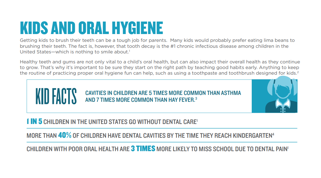Getting kids to brush their teeth can be a tough job for parents.