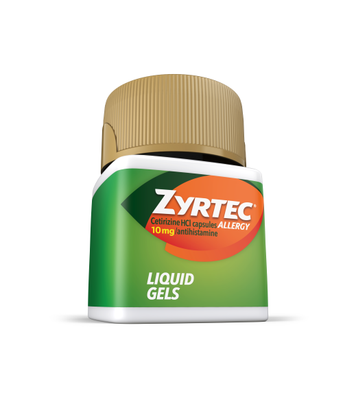 Zyrtec Liquid Gels product shot