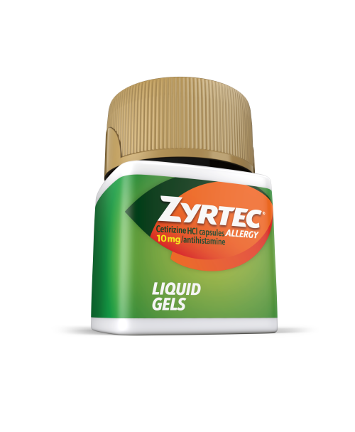 Zyrtec Liquid Gels product shot