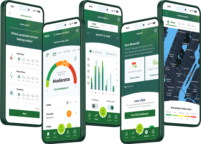 ZYRTEC® AllergyCast® app