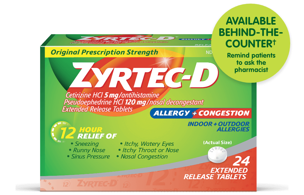 ZYRTEC-D® Tablets