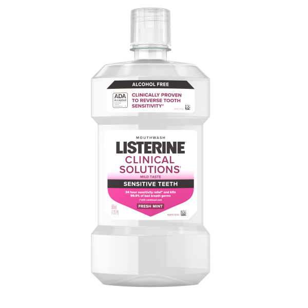 LISTERINE® Clinical Solutions Sensitive Teeth Mouthwash Mint