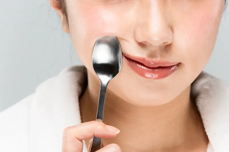 ほうれい線 スプーン