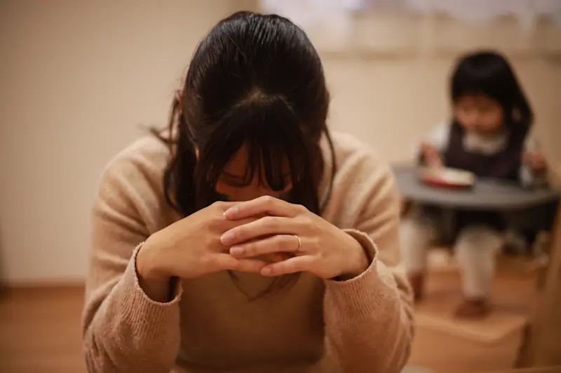 子育て悩みママ