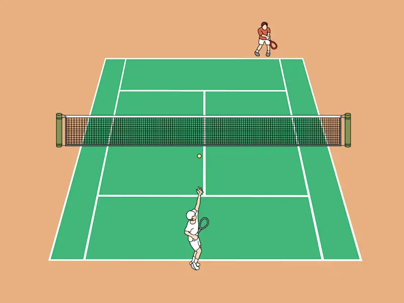 テニスコート テニスコート