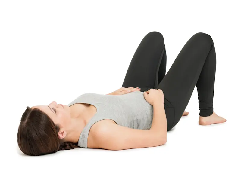 仰向け 腹式呼吸