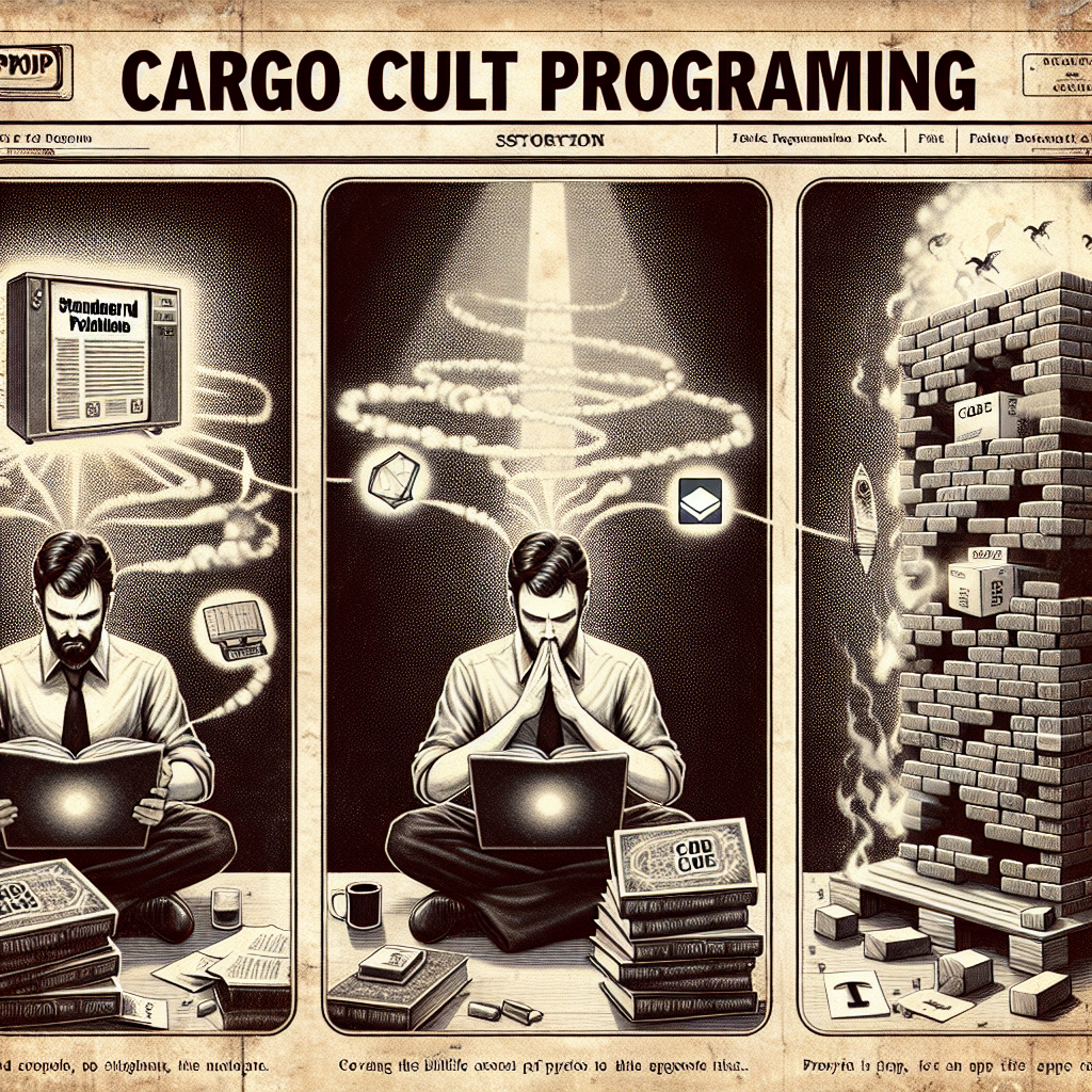 Cargo Cult Programming