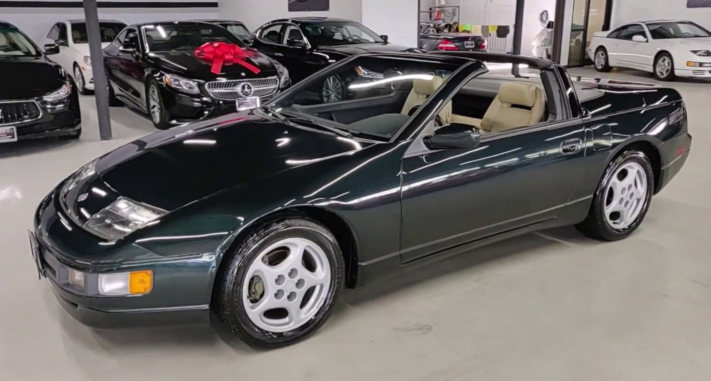 Car 300zx-green-convertable-car