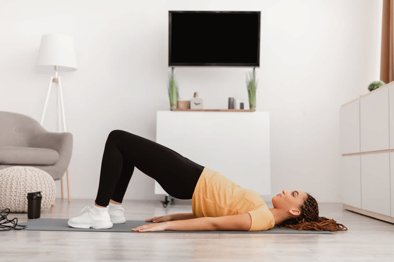 Exercise Programmes Standing Floor Flexibility