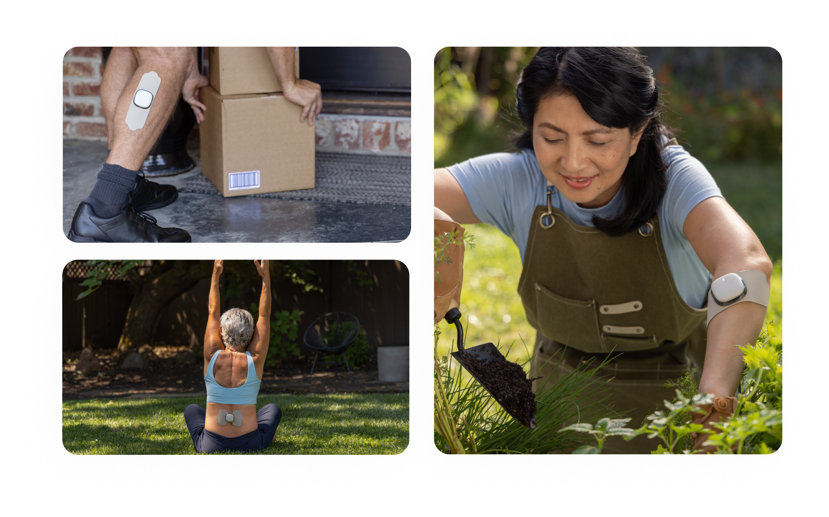 People using enso device in their day to day activities.